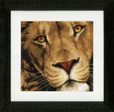 PN-0154980 Набір для вишивки хрестом LanArte King of Animals "Цар звірів"