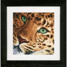 PN-0155213 Набір для вишивки хрестом LanArte Leopard "Леопард"