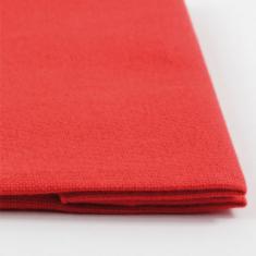Тканина для вишивання (домоткане полотно №30), 9 червона, 100%% бавовна, ширина 1,50м, Коломия