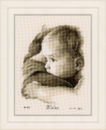 PN-0158510 Набір для вишивання хрестом Vervaco Baby Hug "Обійми дитини"