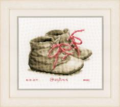 PN-0162101 Набір для вишивання хрестом Vervaco Baby Shoes "Дитячі чобітки"