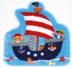 PN-0157787 Набір для вишивання килимка Vervaco Pirate Ship "Піратський корабель"