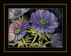PN-0168608 Набір для вишивки хрестом LanArte Lilac Lake "Бузкові квіти"