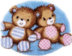 PN-0154391 Набір для вишивання килимка Vervaco Teddy Bears "Ведмедики Тедді"