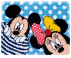 PN-0167700 Набір для вишивання килимка Vervaco Disney "Mickey and Minnie Peek-A-Boo"