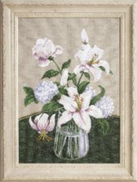 Набір для вишивання хрестиком Чарівна Мить М-280 "Таїнство білих квітів"