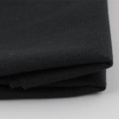 Ткань для вышивания ТПК-190-1 3/11 Оникс (домотканое полотно №30), черный, 48%% хлопок,52%%п/э, 50х50см