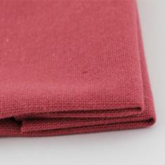 Тканина для вишивання ТПК-190-1 2/56 Онікс (домоткане полотно №30), темно-червона, 48%% бавовна, 52%% п/е, 50х50см