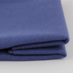 Тканина для вишивання ТПК-190-1 3/77 Онікс (домоткане полотно №30), темно-синій, 48%% бавовна, 52%% п/е, 50х50см