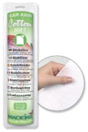 9436 Стабілізатор Cotton Soft білий відривний, для усіх видів тканини, 30 см*10 м