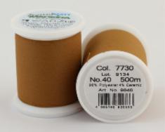 7730/9848 Frosted MATT экстра матовые вышивальные нити, 96%% полиэстер, 4%% керамика, 500 м