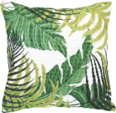 ВТ-198 Набір для вишивання подушки хрестиком Crystal Art Серія "Тропічне листя"