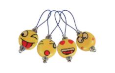 11251 Маркери петель (12 шт) Playful Beads Smileys KnitPro