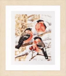 PN-0169675 Набір для вишивки хрестом LanArte Bullfinch "Снігури"