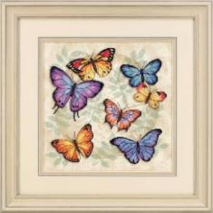 35145 Набір для вишивання хрестом DIMENSIONS Butterfly Profusion "Безліч метеликів"