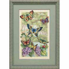 35223 Набір для вишивання хрестом DIMENSIONS Butterfly Forest "Ліс метеликів"