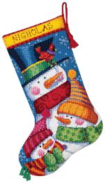 72-109139 Набір для вишивання (гобелен) DIMENSIONS Freezing Season. Stocking "Льодовий сезон. Панчоха"