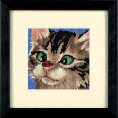 07206 Набір для вишивання (гобелен) DIMENSIONS Cross-Eyed Kitty "Косооке кошеня"