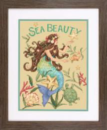 70-35376 Набор для вышивания крестом DIMENSIONS Sea Beauty "Морская красота" 