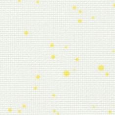 3793/1349 Fein-Aida Splash 18 (ширина 110см) молочний з жовтими бризками