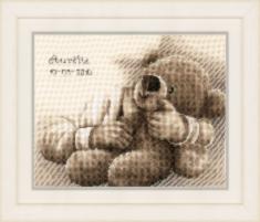 PN-0163748 Набір для вишивання хрестом Vervaco Teddy bear "Плюшевий ведмідь"