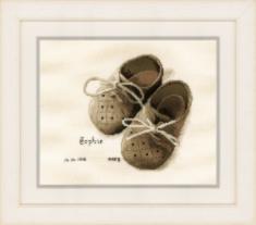 PN-0164620 Набір для вишивання хрестом Vervaco "First shoes" Перше взуття