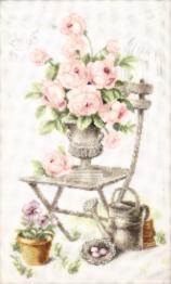 Набір для вишивання хрестиком Чарівна Мить М-355 "Літній натюрморт з трояндами"