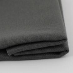 Тканина для вишивання ТПК-190-1 3/97 Онікс (домоткане полотно №30), темно-сірий, 48%% бавовна, 52%% п/е, 50х50см