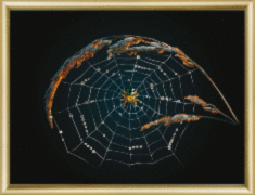 Набор картина стразами Чарівна Мить КС-002 "Знак зодиака Паук"