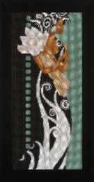 PN-0008187 Набір для вишивки хрестом LanArte African lady with flowers "Африканська леді з квітами"