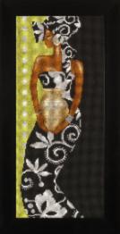 PN-0008188 Набір для вишивки хрестом LanArte "Африканська леді з вазою"