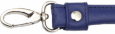 10891 Ручки для сумок (искусственная кожа) с карабином Blue KnitPro