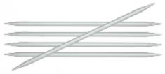 45107 Спицы носочные Basix Aluminum KnitPro, 15 см, 5.00 мм