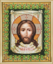 Набір картина стразами Чарівна Мить КС-052 "Ікона Образ Господа Нашого Ісуса Христа"