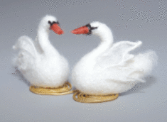 Набір для валяння іграшок Чарівна Мить В-167 "Білі лебеді"