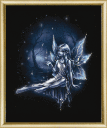 Набор картина стразами Чарівна Мить КС-039 "Звездная фея"
