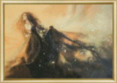 Набір картина стразами Чарівна Мить КС-064 "Дівчина Місяць"