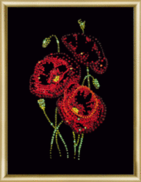 Набор картина стразами Чарівна Мить КС-022 "Сияние полевых цветов"