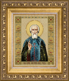 Набір картина стразами Чарівна Мить КС-074 "Ікона святого преподібного Сергія Радонежського"