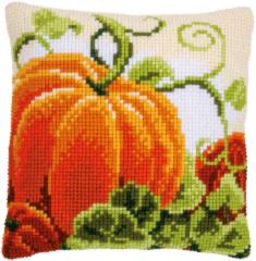 PN-0147534 Набір для вишивання хрестом (подушка) Vervaco Pumpkins "Гарбузи"