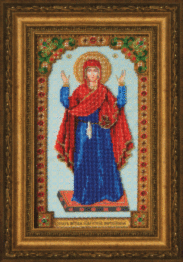 Набір для вишивання бісером Чарівна Мить Б-1228 "Ікона Божої Матері Нерушима стіна"