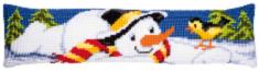 PN-0009359 Набір для вишивання хрестом (подушка) Vervaco Snowman "Сніговик"