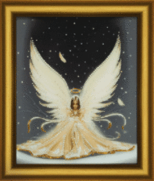 Набір картина стразами Чарівна Мить КС-140 "Різдвяний янгол"