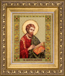 Набір картина стразами Чарівна Мить КС-108 "Ікона святого апостола Матфея"