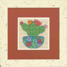 Набір для вишивки хрестиком 71-07248 Щасливий кактус (Happy Cactus) Dimensions