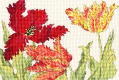 XBD9 Набір для вишивання хрестом Tulip Blooms "Тюльпан цвіте"