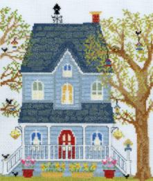 XSS1 Набір для вишивання хрестом New England Homes: Spring "Будинки Нової Англії: Весна"