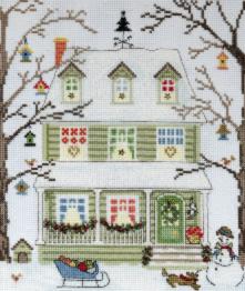 XSS4 Набір для вишивання хрестом New England Homes: Winter "Будинки Нової Англії: Зима"
