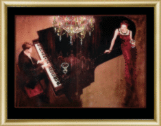 Набір картина стразами Чарівна Мить КС-071 "Мелодія для неї"