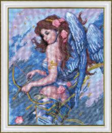Набор для вышивки крестиком Чарівна Мить №269 По мотивам К. Банга "Ангел с луком"  